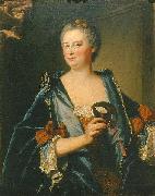 Hyacinthe Rigaud Portrait of Marie-Madeleine Mazade oil painting artist